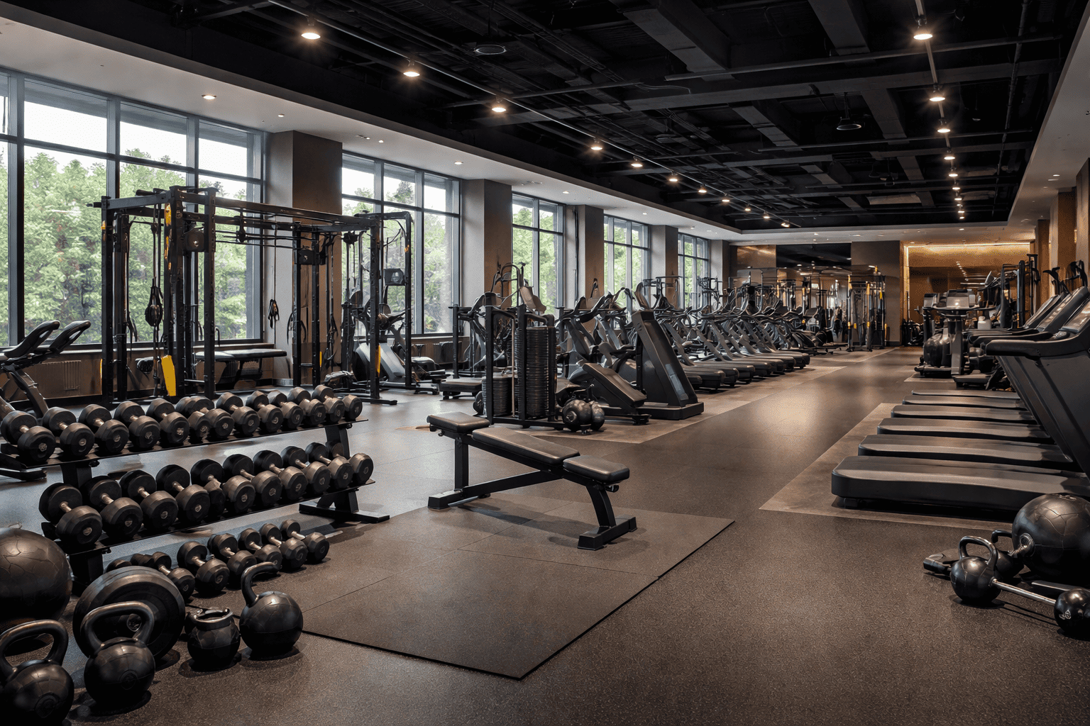 Wir reinigen Ihr Fitnessstudio